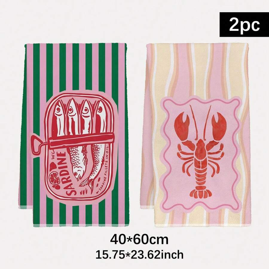 2Pcs, Pink and Green Striped S - đánh giá và giá Home Cooking Cookbook